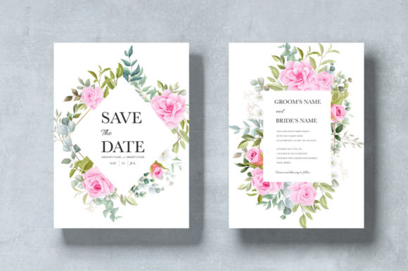 Beautiful Wedding Invitation with Floral: A Stylish and Elegant Choice