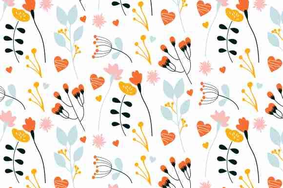 Embrace Elegance with Delicate Floral Garden Floral Background