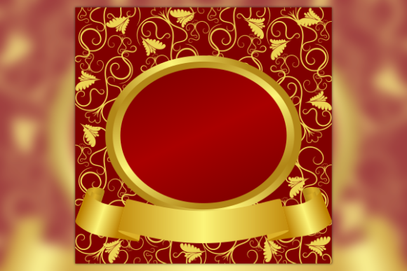 Embracing Elegance: The Versatility and Appeal of Golden Floral Backgrounds and Ribbons