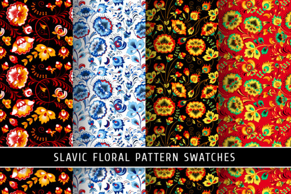 Enhance Your Designs with Floral Slavic Patterns