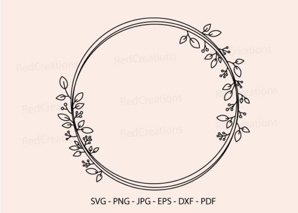 Exploring the Versatility of Floral Frame Svg, Monogram Frame, and Wreath Designs