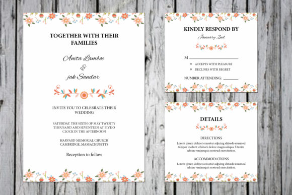 Floral Wedding Invitation Template: A Beautiful and Practical Solution for Your Special Day