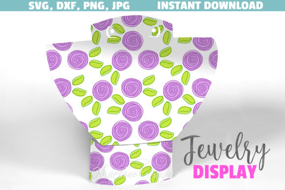 Jewelry Display SVG File Purple Floral: A Comprehensive Guide