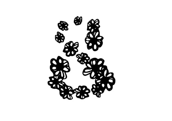 Mono Letter ‘8’ Floral Flower Number: A Versatile Design for Creative Minds