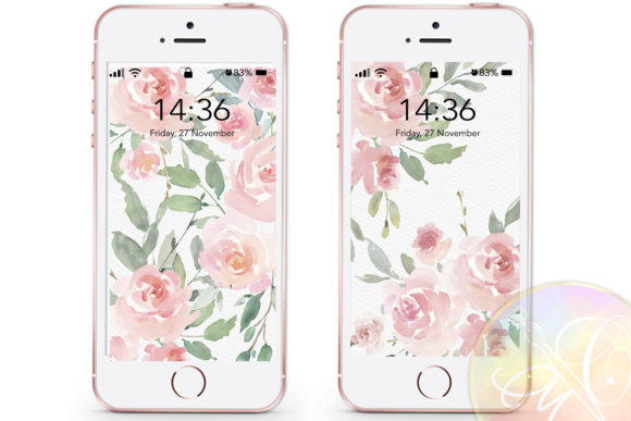Phone Wallpaper, Blush Floral Background: A Touch of Elegance for Your Mobile