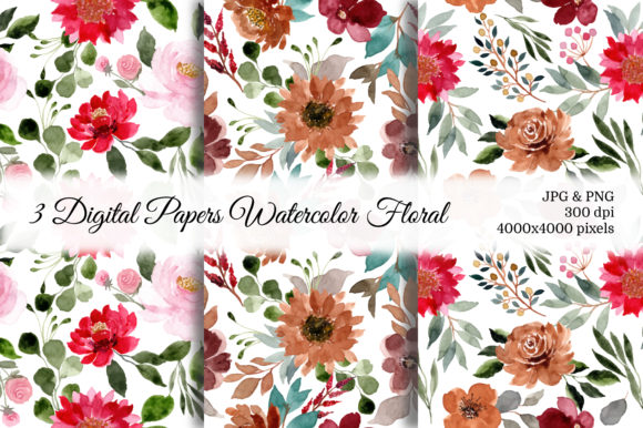 Seamless Pattern Floral Watercolor 42: A Versatile Tool for Creative Projects